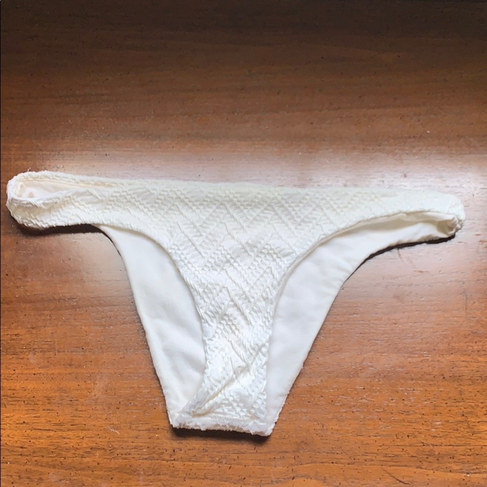 Off- white Brazilian bikini bottom
